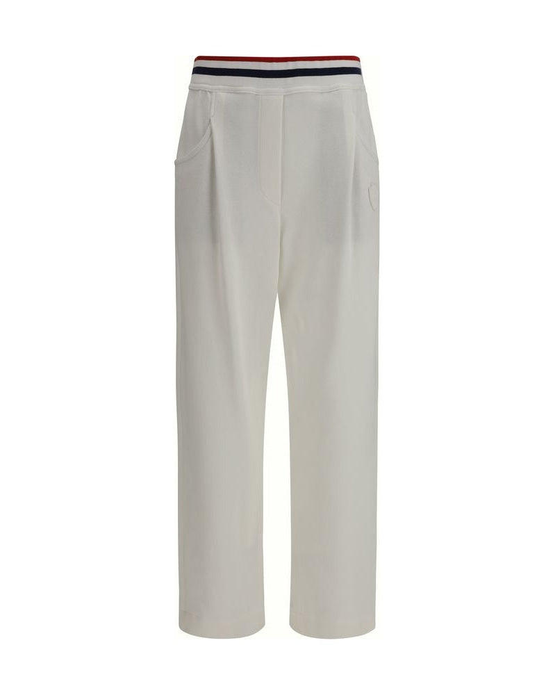Brunello Cucinelli White Cotton Casual Pant Glam Steals