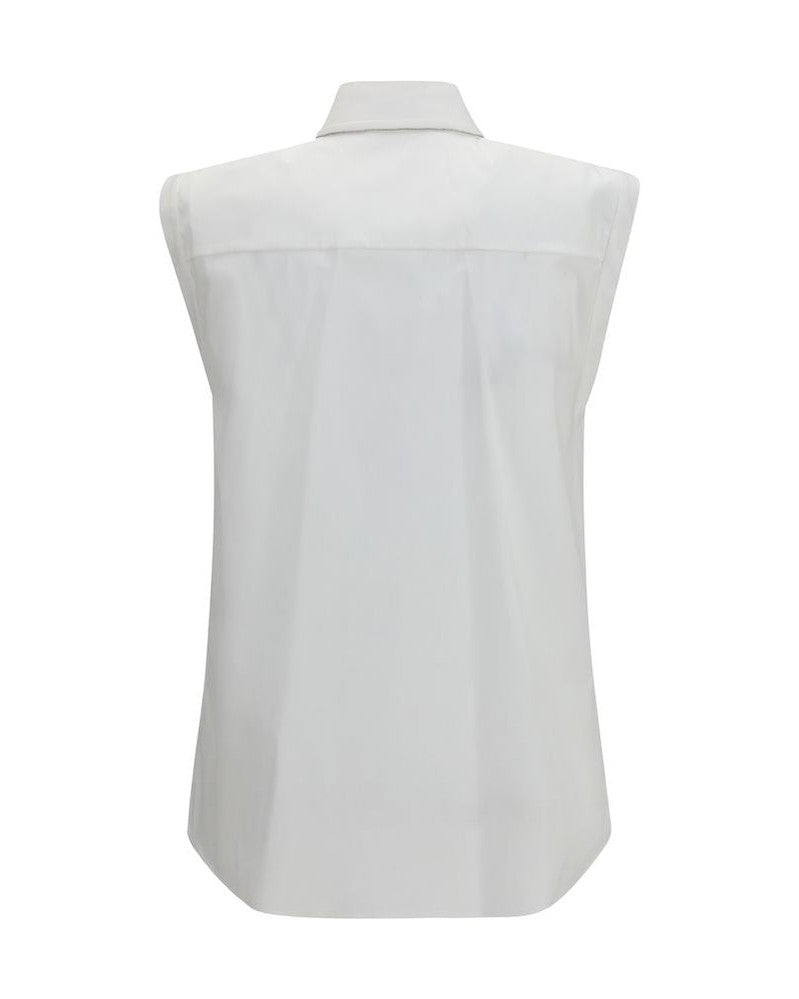 Brunello Cucinelli White Cotton Shirt Glam Steals