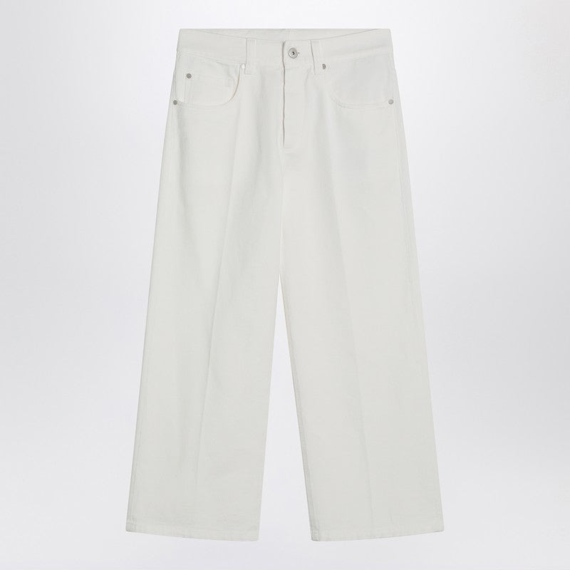 Brunello Cucinelli White Cotton Trouser Glam Steals
