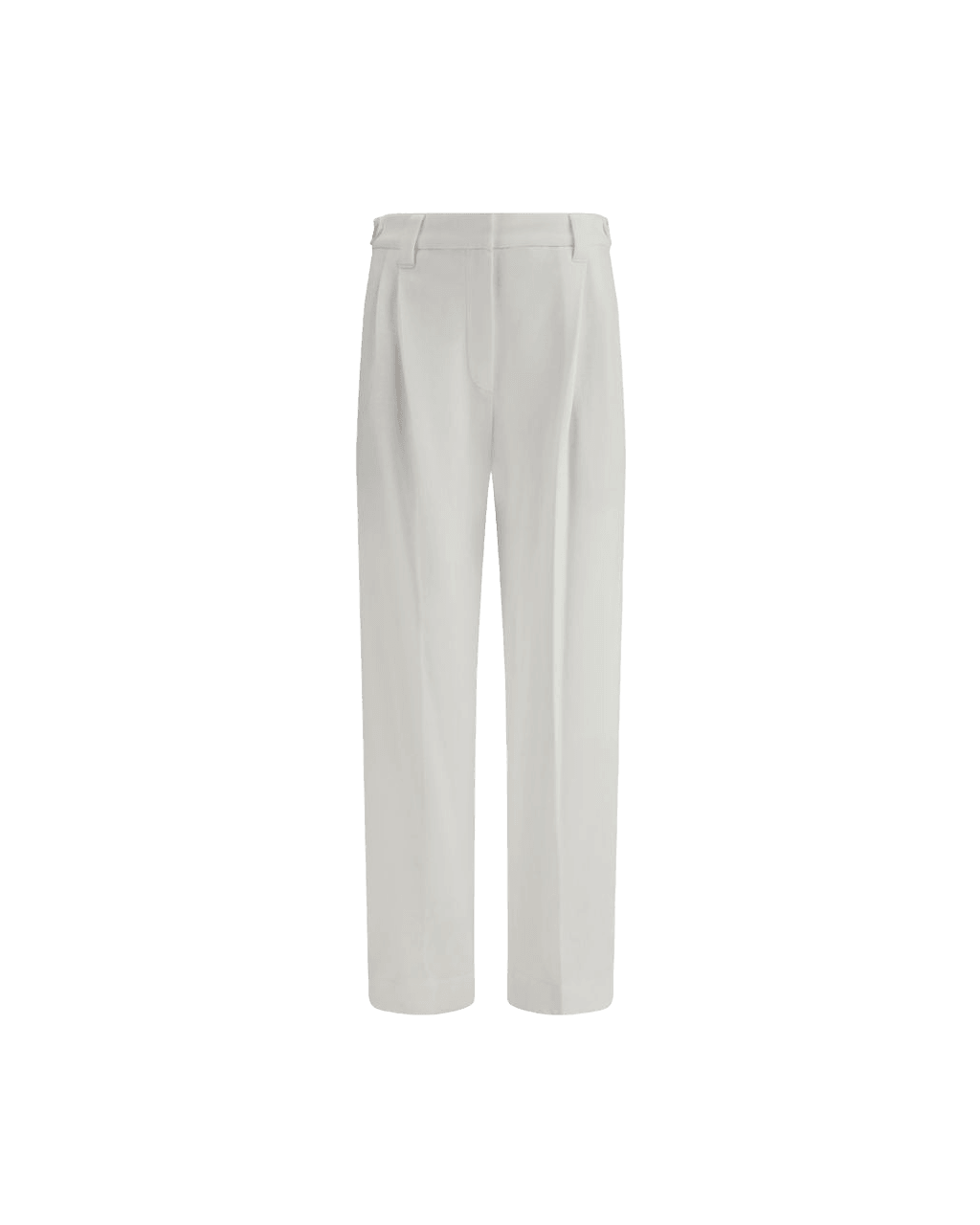 Brunello Cucinelli White Cottonpants Glam Steals