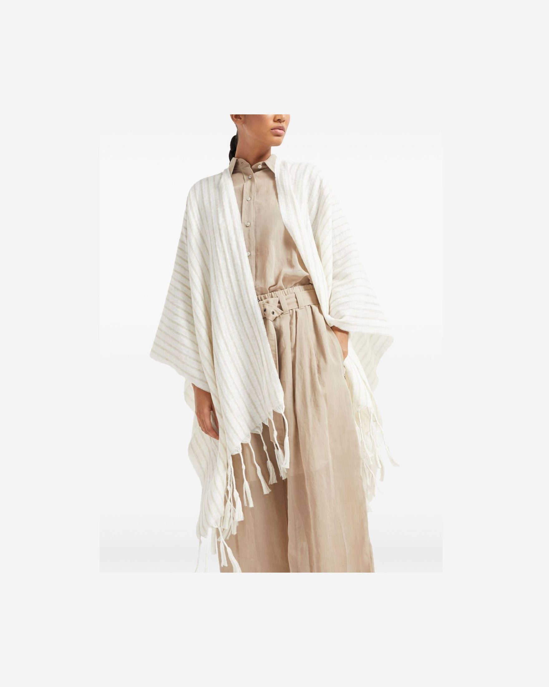 Brunello Cucinelli White Jacket Glam Steals