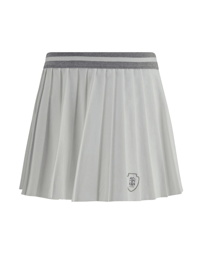 Brunello Cucinelli White Polyester Mini Skirt Glam Steals