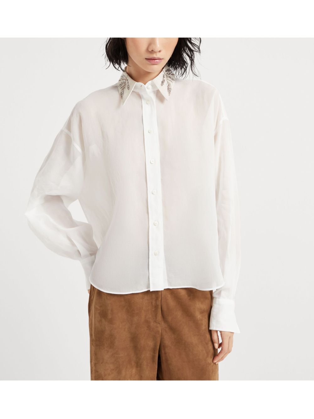 Brunello Cucinelli White Shirt Glam Steals