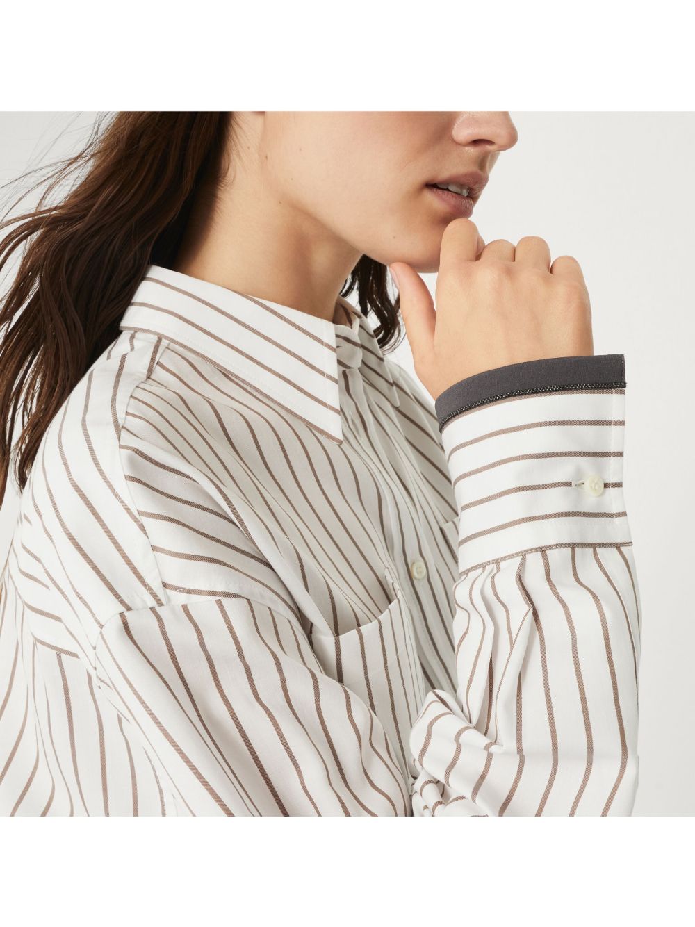 Brunello Cucinelli White Shirt Glam Steals