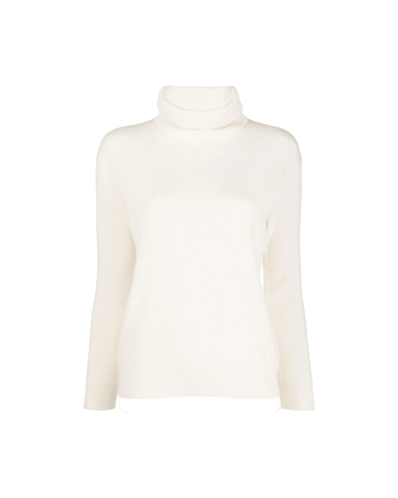 Brunello Cucinelli White Sweater Glam Steals