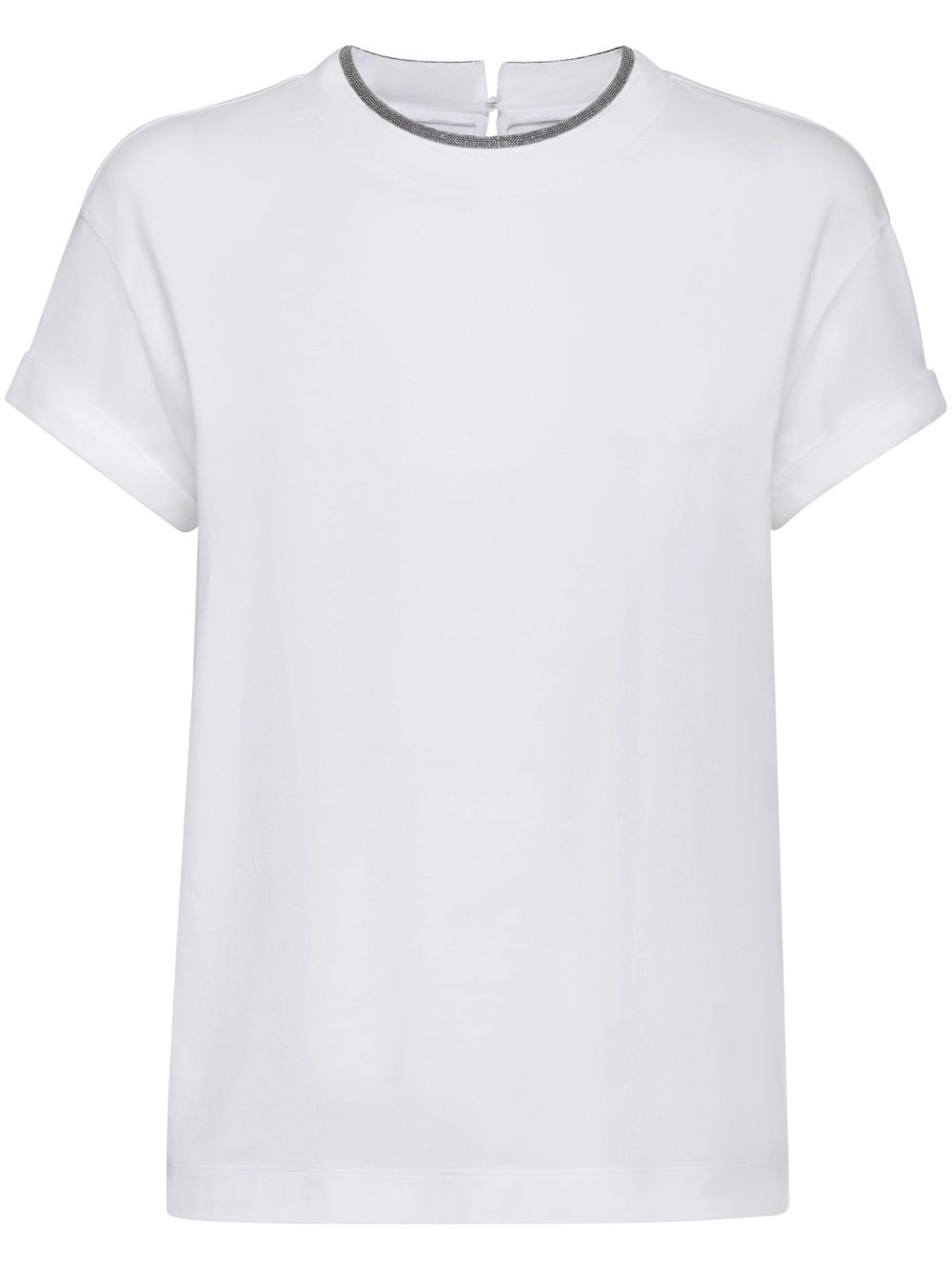 Brunello Cucinelli White T-shirt Glam Steals
