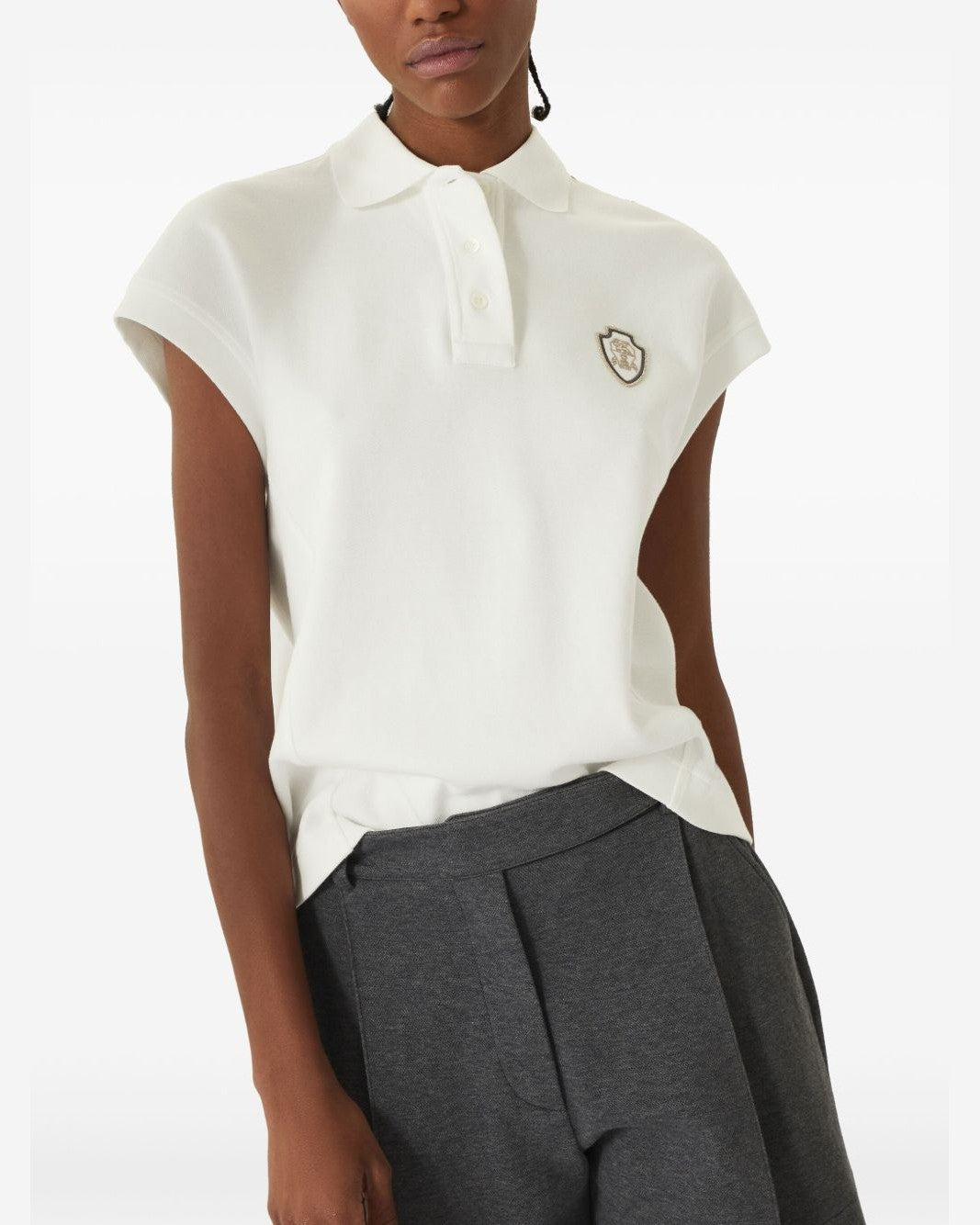 Brunello Cucinelli White T-shirt and Polo Glam Steals