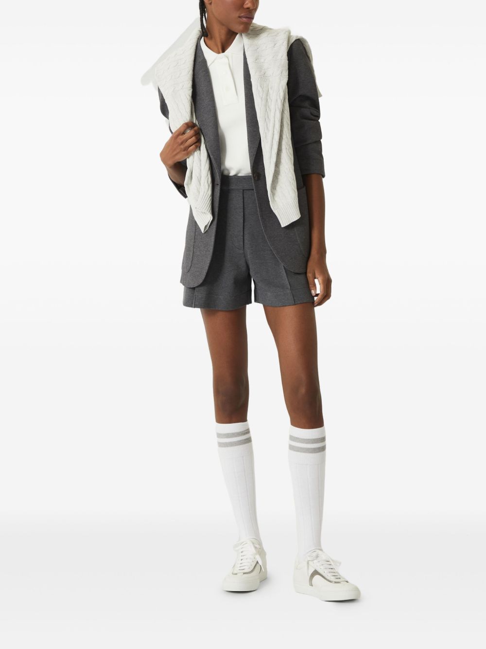 Brunello Cucinelli White T-shirt and Polo Glam Steals