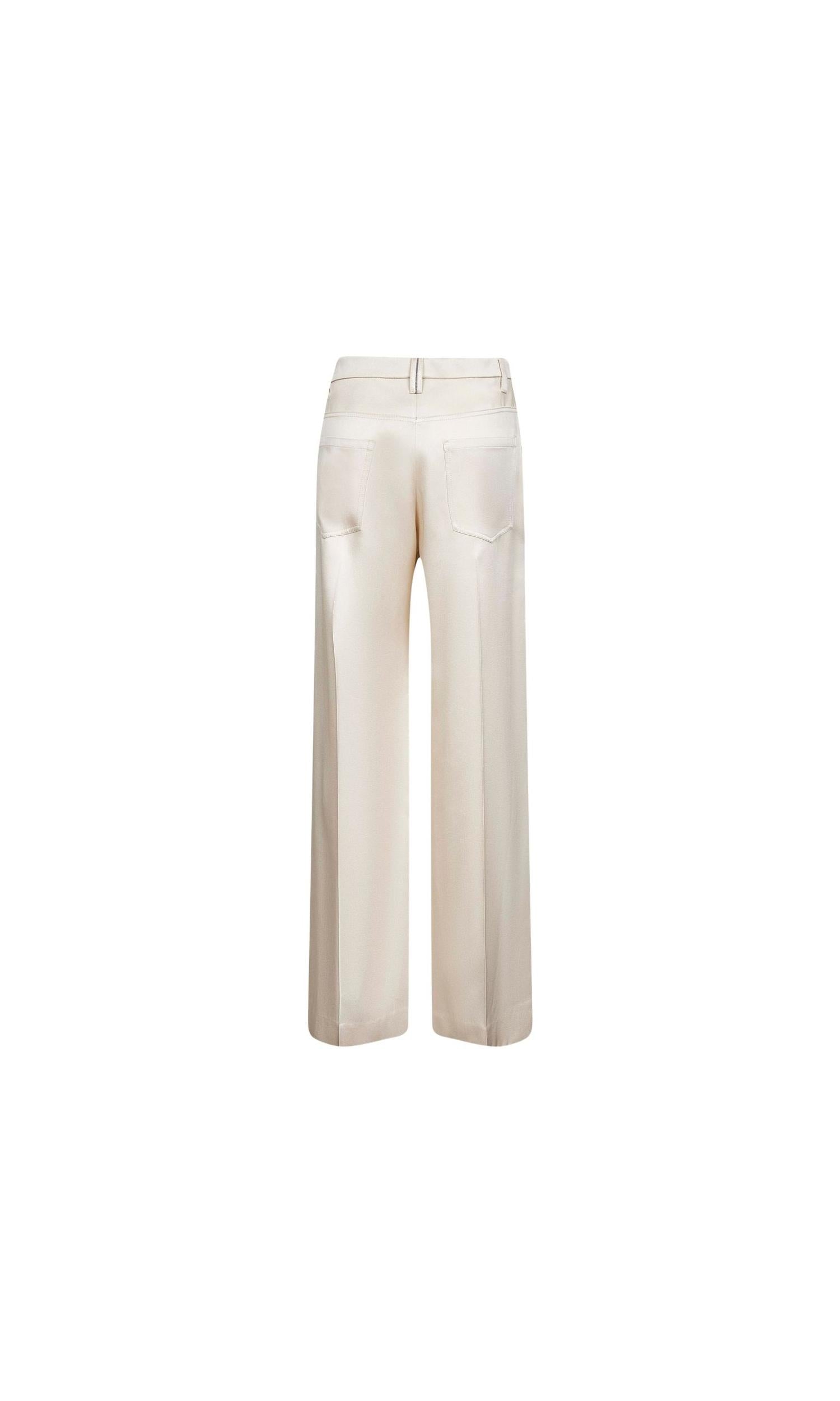 Brunello Cucinelli White Trouser Glam Steals