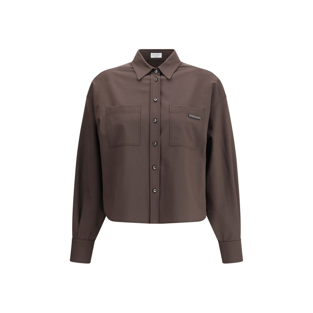 Brunello Cucinelli Wool Shirt Glam Steals