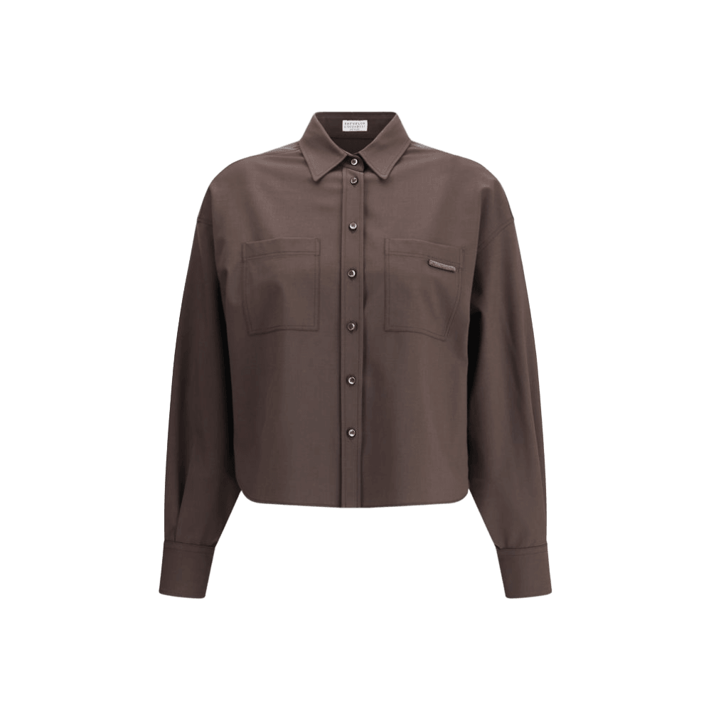 Brunello Cucinelli Wool Shirt Glam Steals