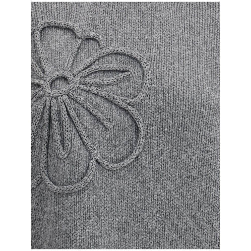 Bruno Manetti Embroidered Flower Sweater Glam Steals