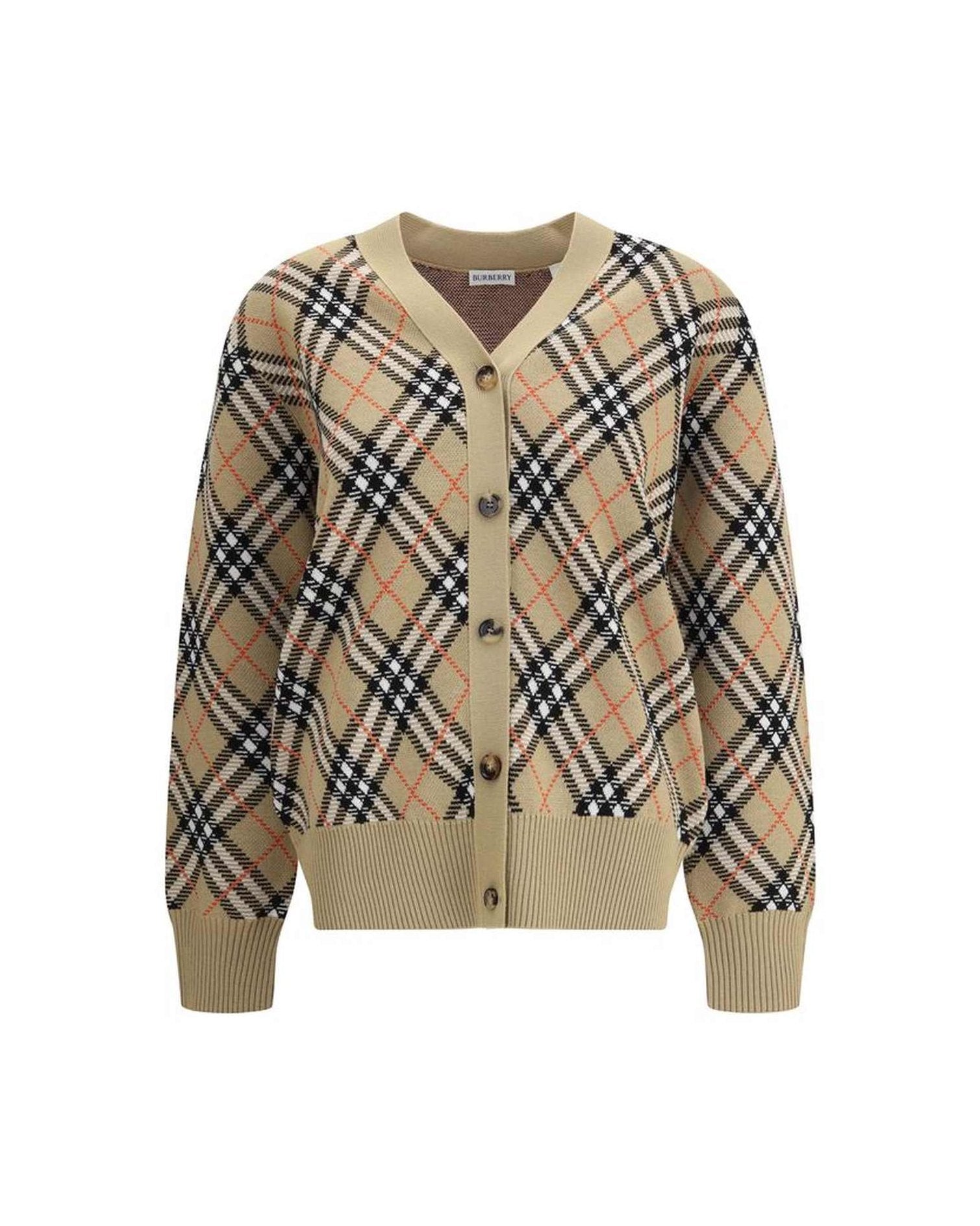 Burberry Archivio Check Cardigan Glam Steals