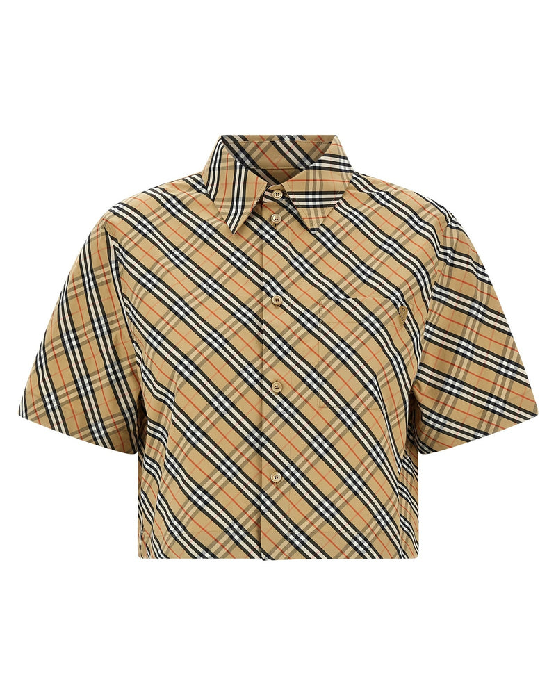 Burberry B Shield Check Shirt Glam Steals