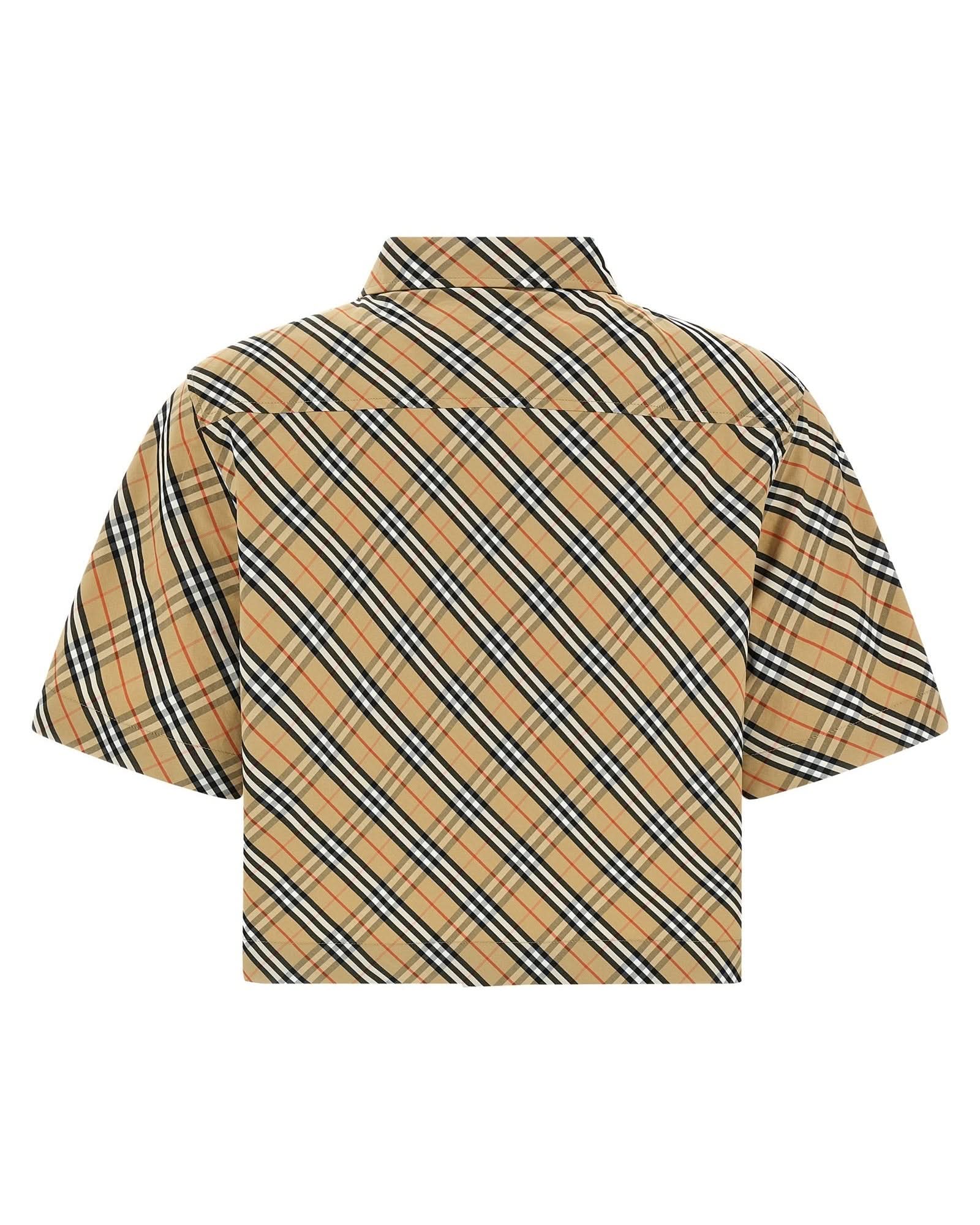 Burberry B Shield Check Shirt Glam Steals