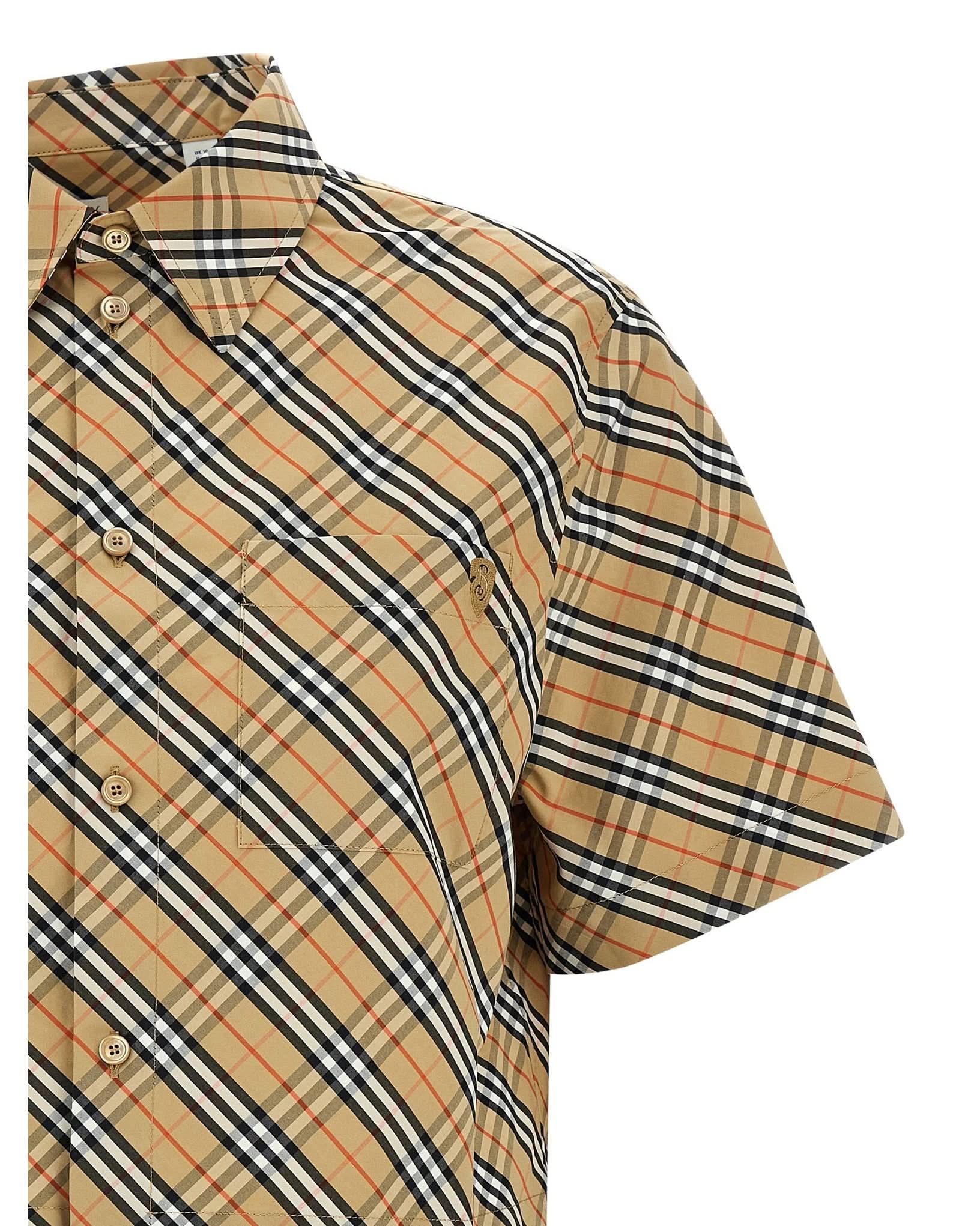 Burberry B Shield Check Shirt Glam Steals