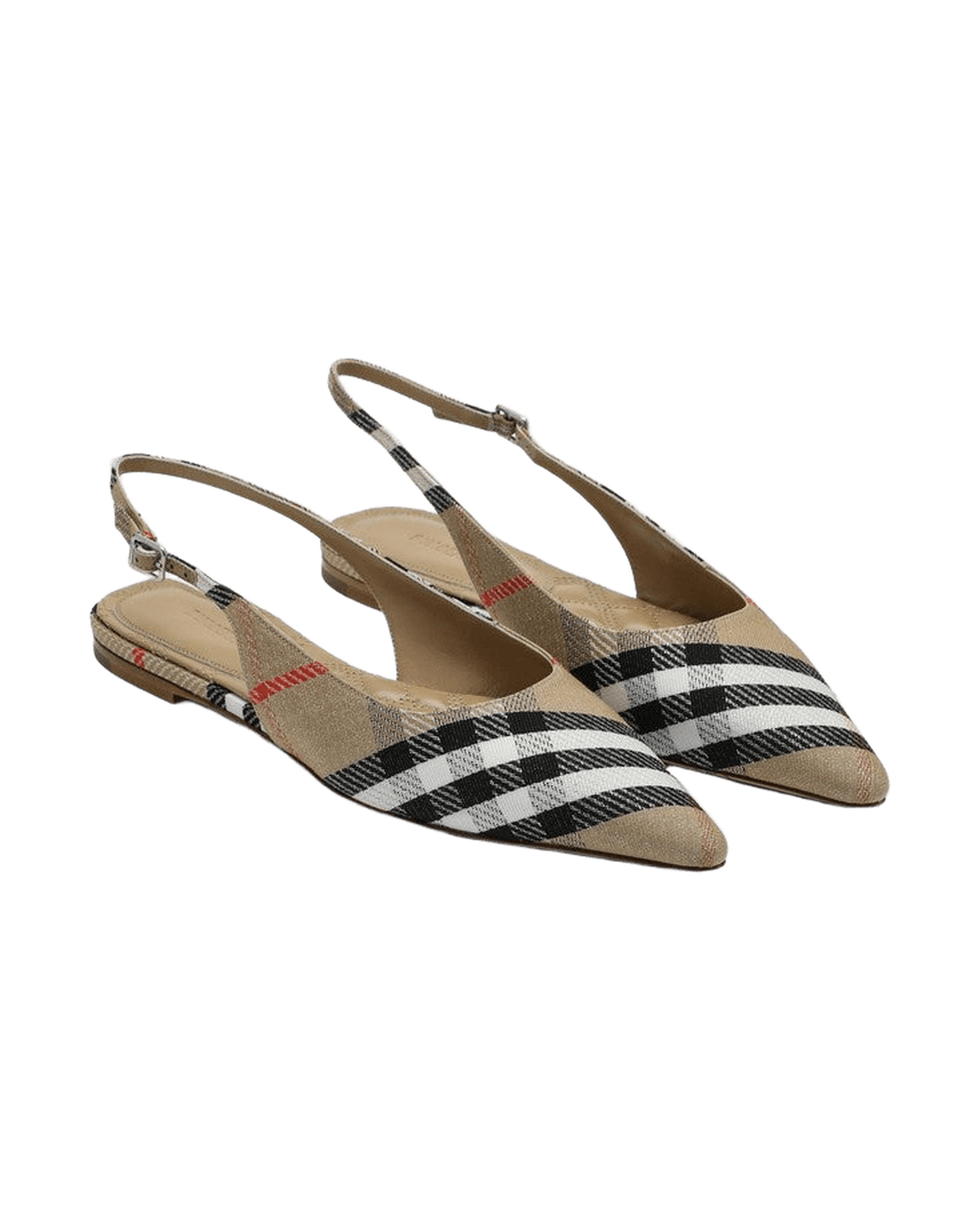 Burberry Ballerine Slingback Birdie Check Glam Steals