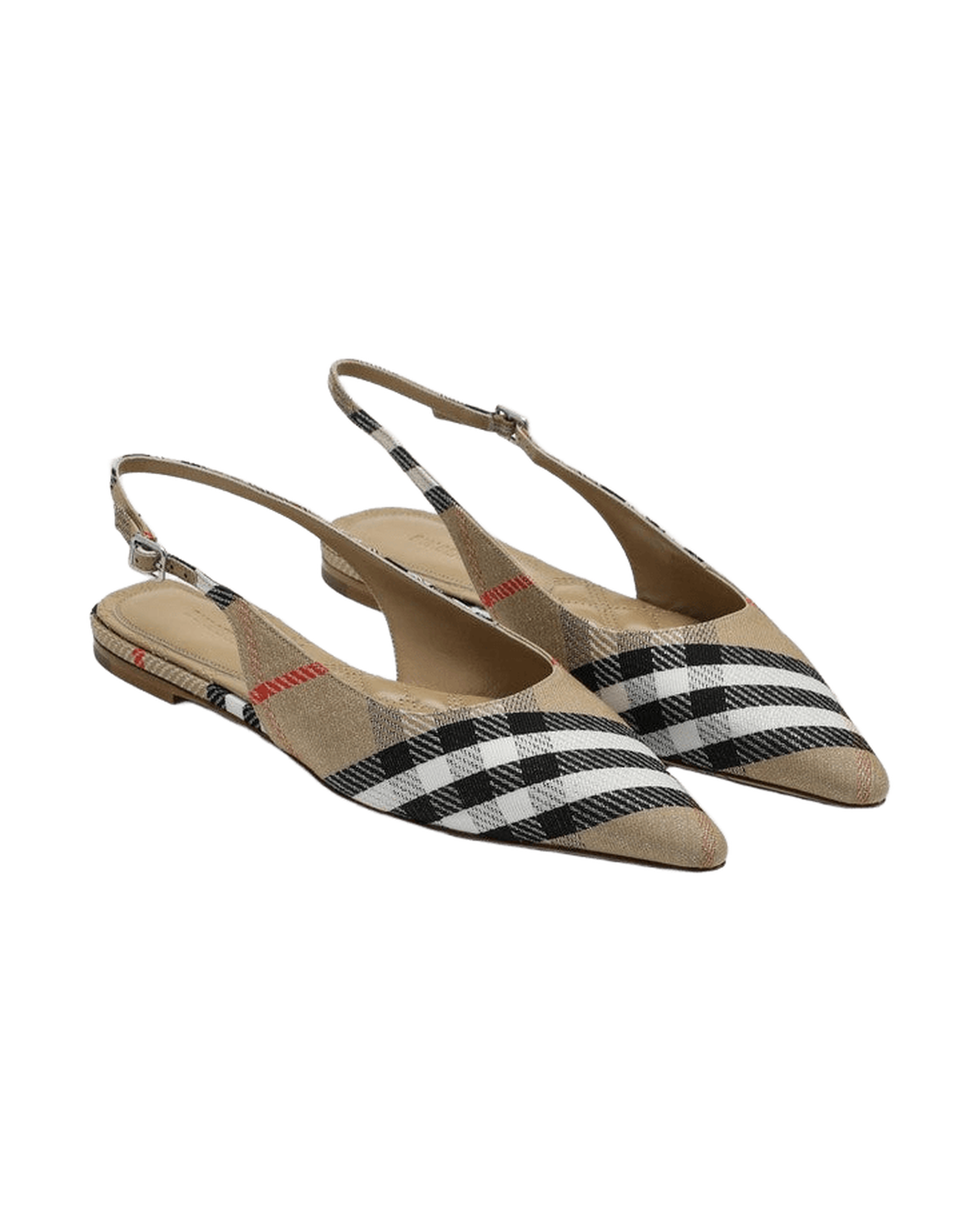 Burberry Ballerine Slingback Birdie Check Glam Steals