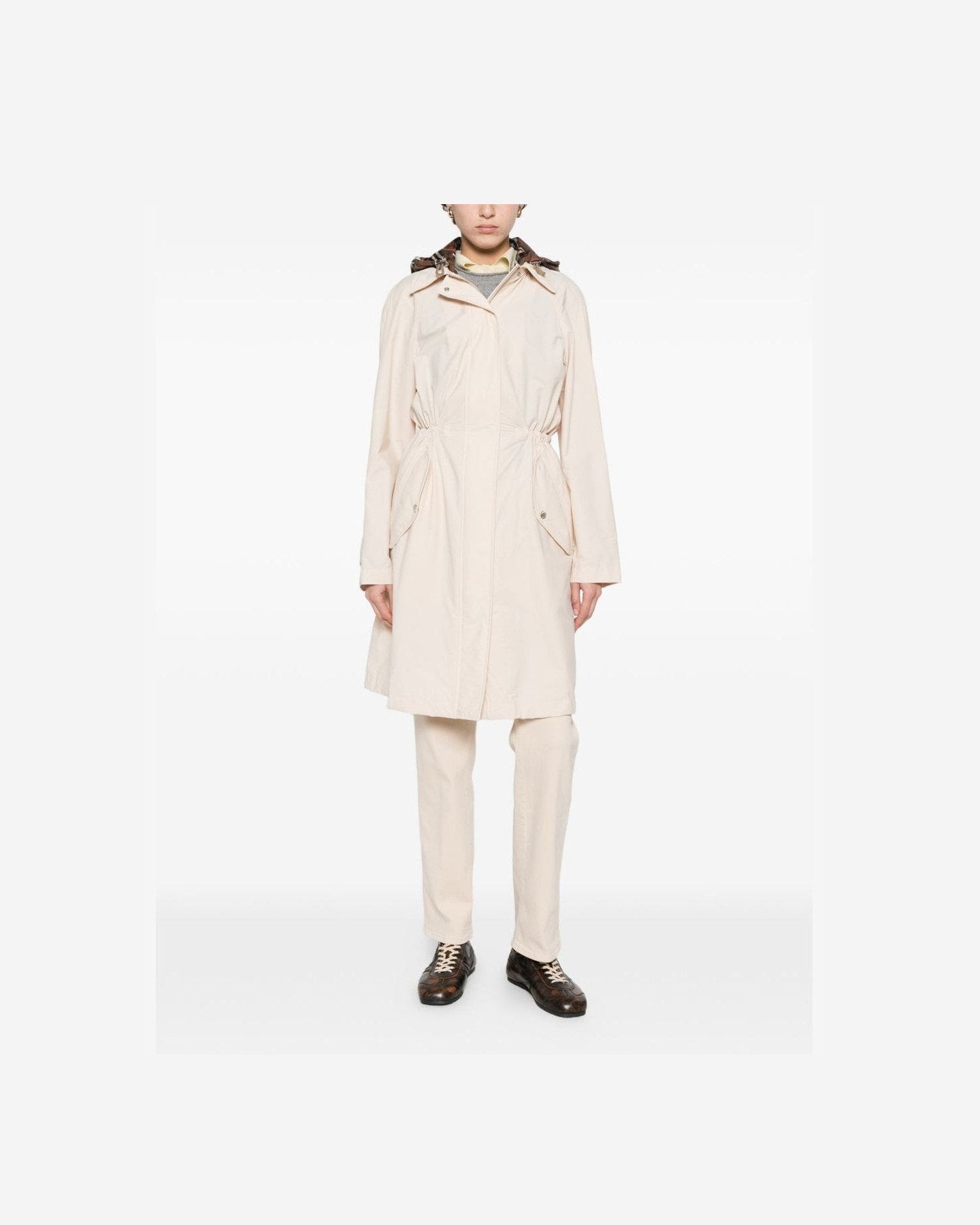Burberry Beige Coat Glam Steals