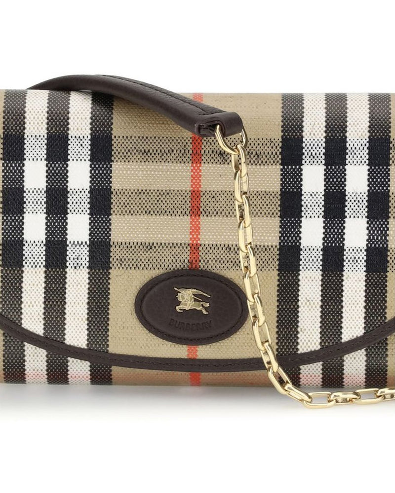 Burberry Beige Cotton Clutch Bag Glam Steals