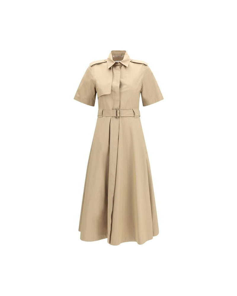Burberry Beige Cotton Dress Glam Steals