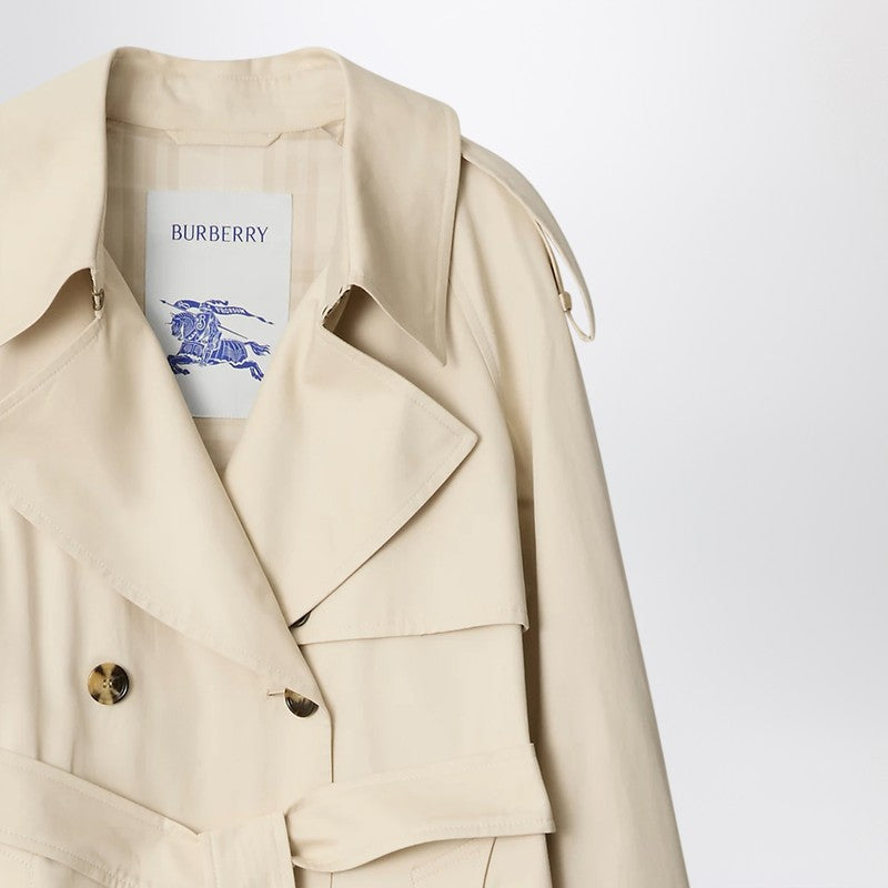 Burberry Beige Cotton Light Fitzrovia Trench Coat Glam Steals