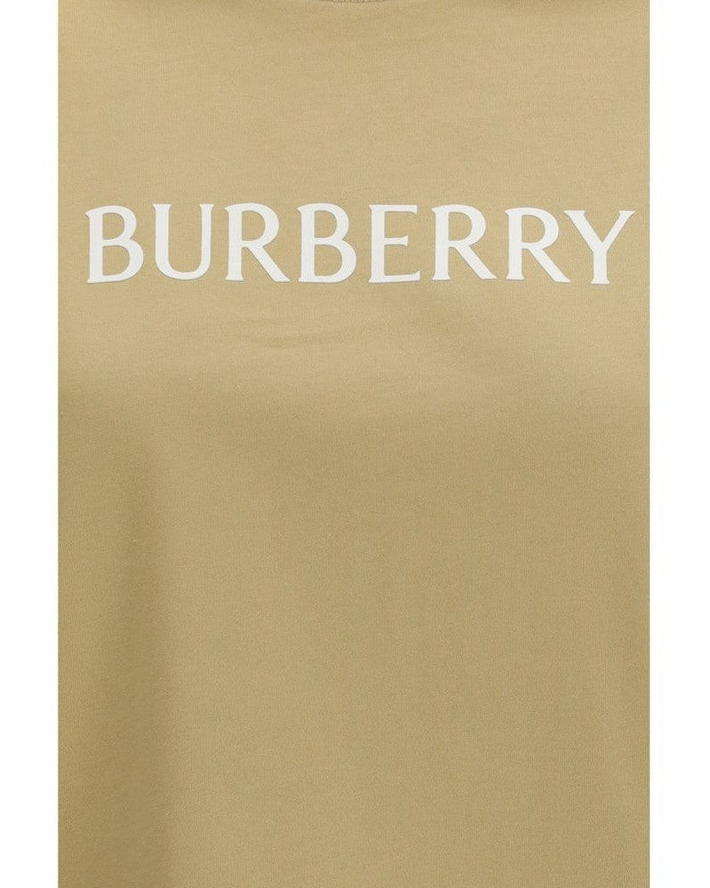 Burberry Beige Cotton T-shirt Glam Steals
