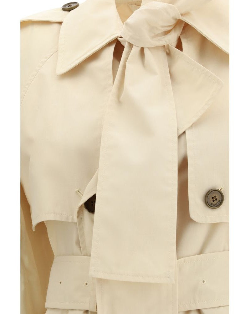 Burberry Beige Polyester Trench Coat