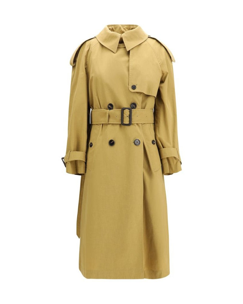 Burberry Beige Polyester Trench Coat 