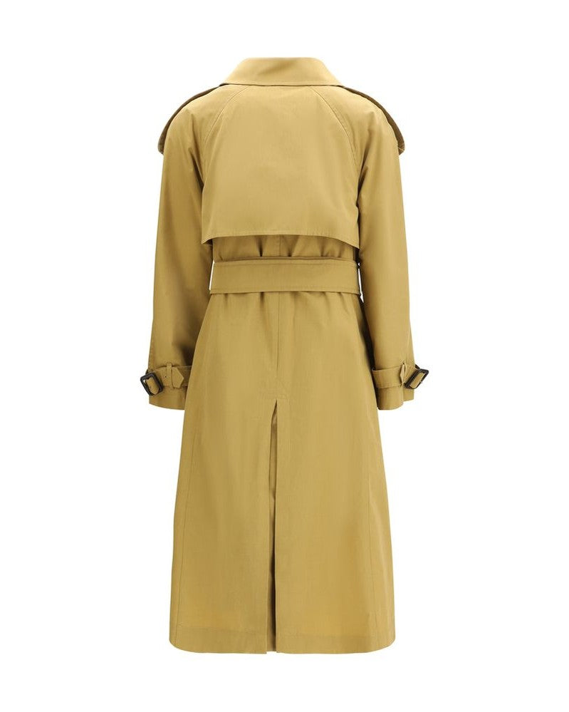 Burberry Beige Polyester Trench Coat 
