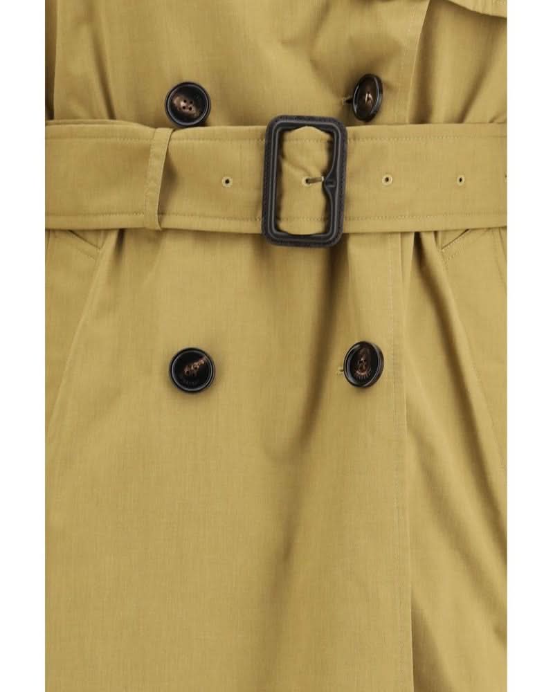Burberry Beige Polyester Trench Coat 