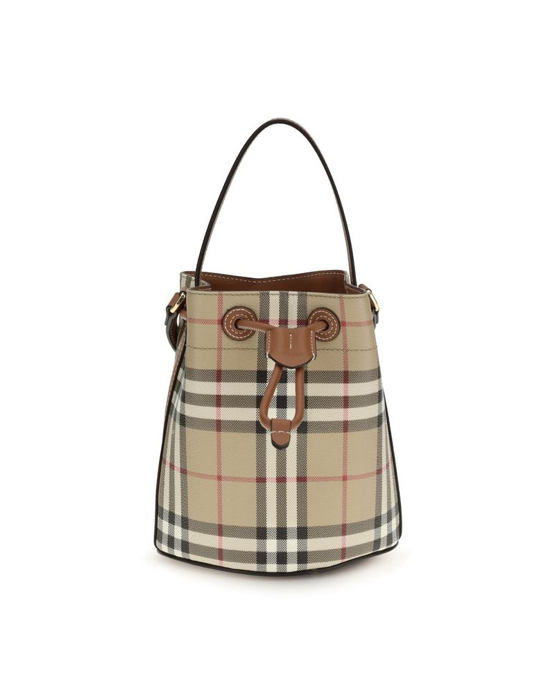 Burberry Beige Polyethylene Backet Bag Glam Steals