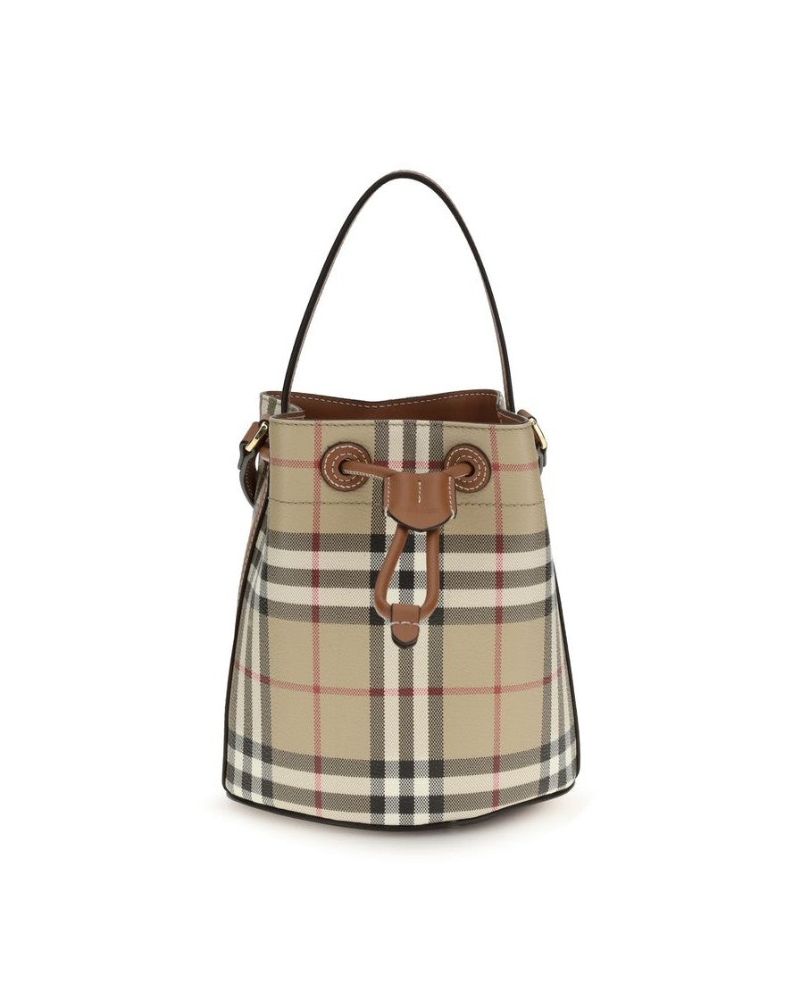Burberry Beige Polyethylene Backet Bag Glam Steals