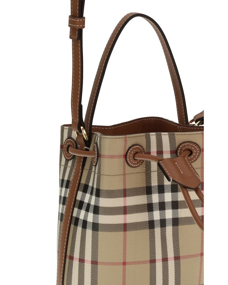 Burberry Beige Polyethylene Backet Bag Glam Steals
