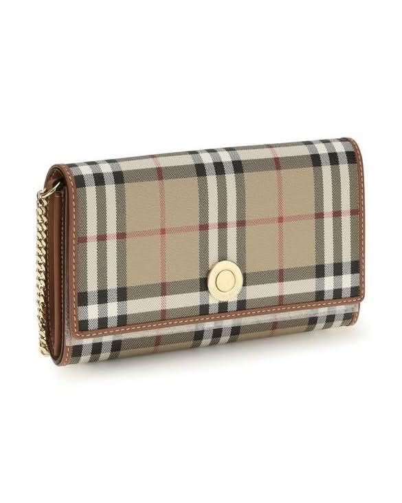 Burberry Beige Polyethylene Clutch Bag Glam Steals