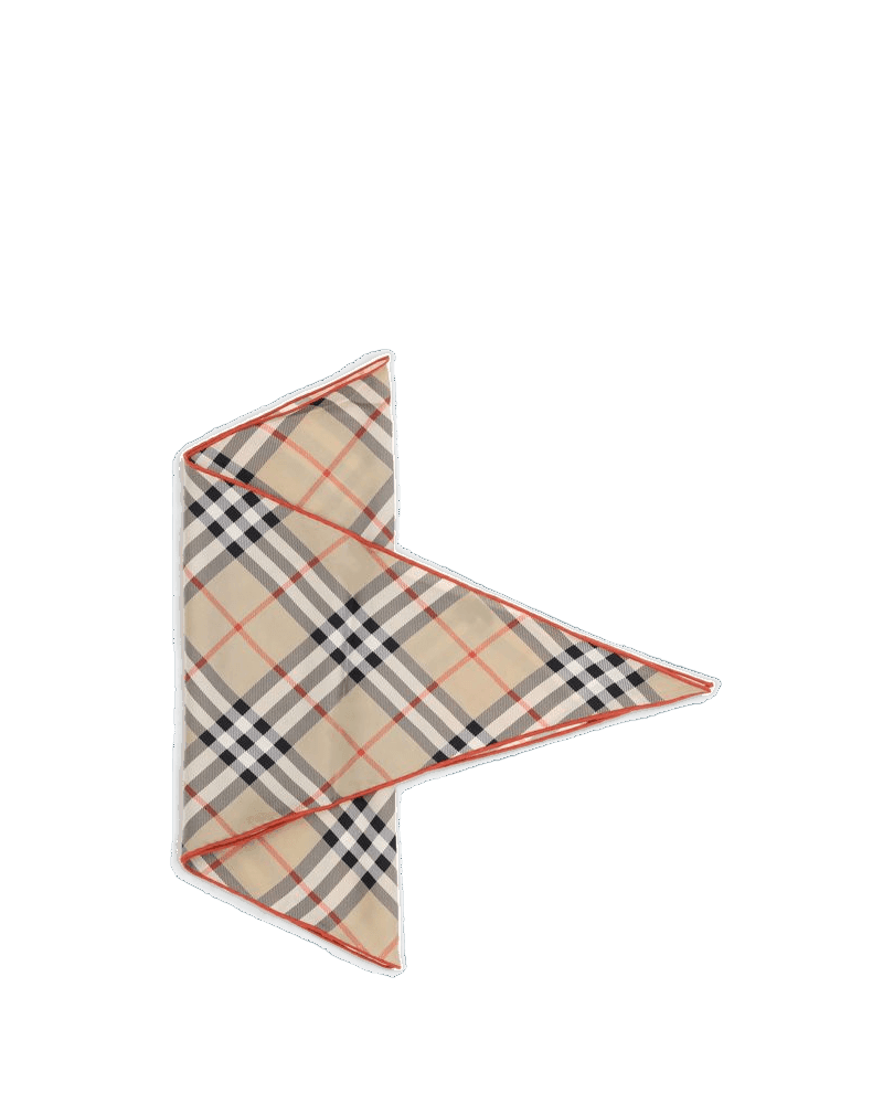 Burberry Beige Silk Scarf Glam Steals