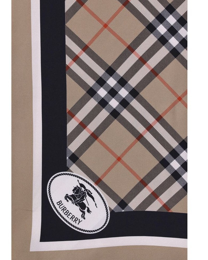Burberry Beige Silk Scarf Glam Steals