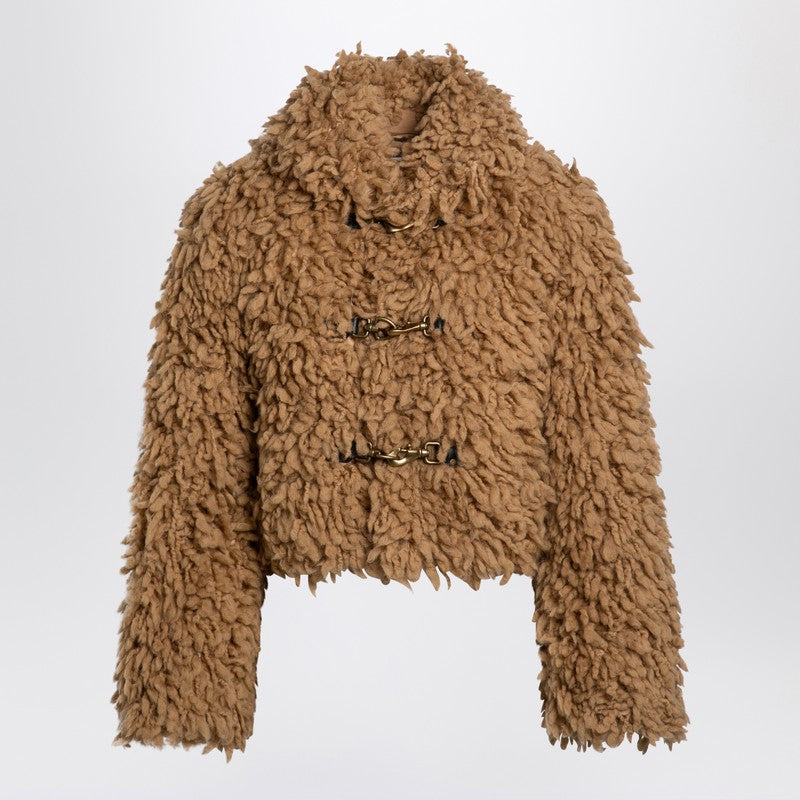 Burberry Beige Wool Blend Short Jacket Glam Steals