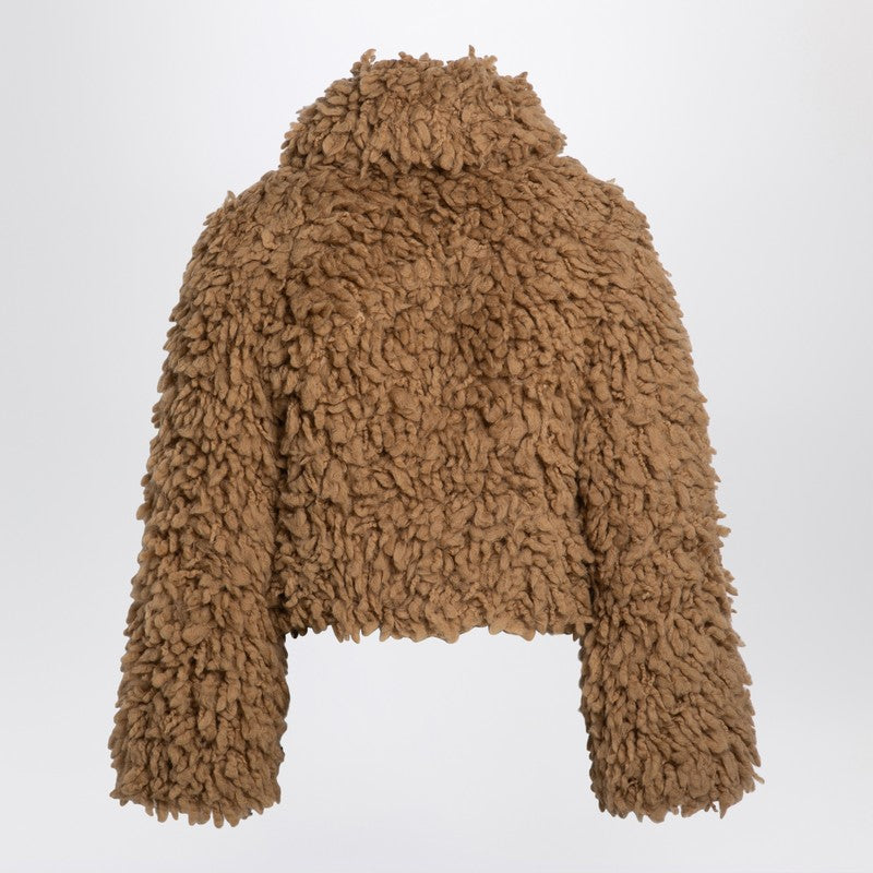 Burberry Beige Wool Blend Short Jacket Glam Steals