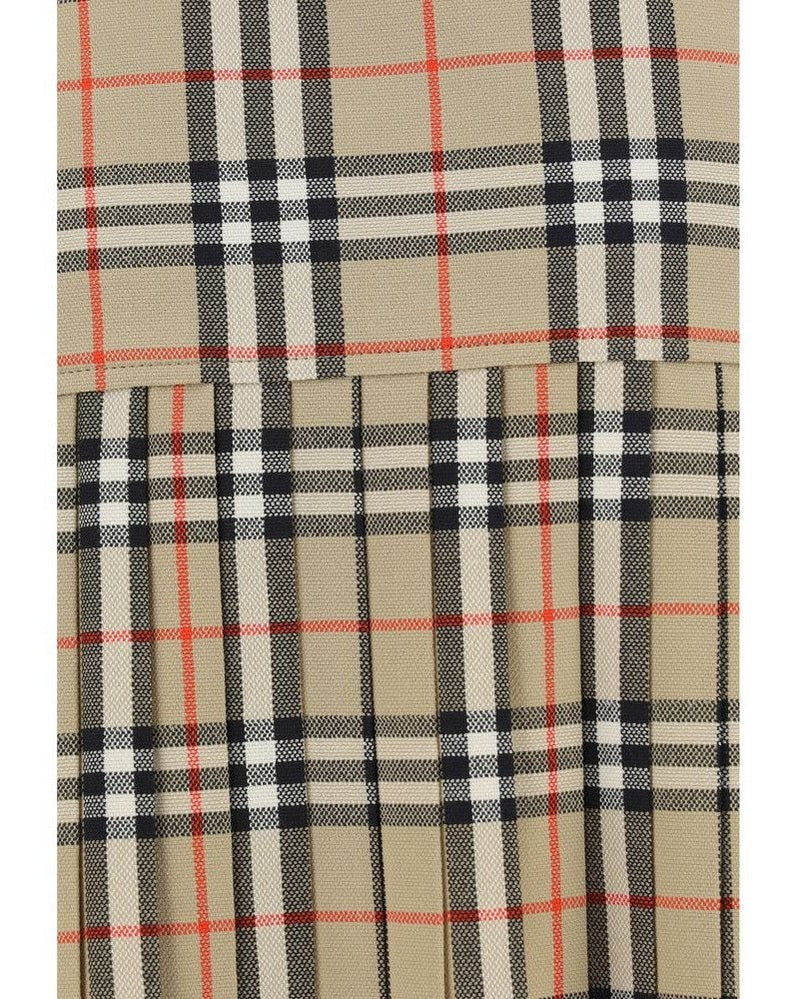 Burberry Beige Wool Oves Aries Mini Skirt Glam Steals