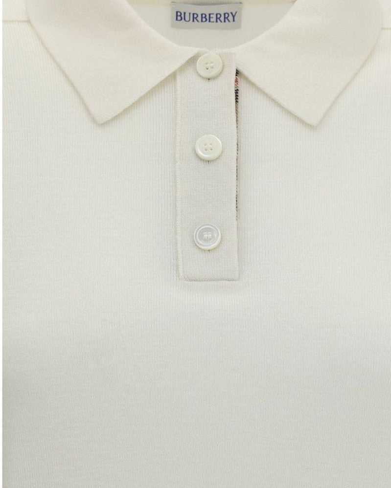 Burberry Beige Wool Oves Aries Polo Shirt Glam Steals