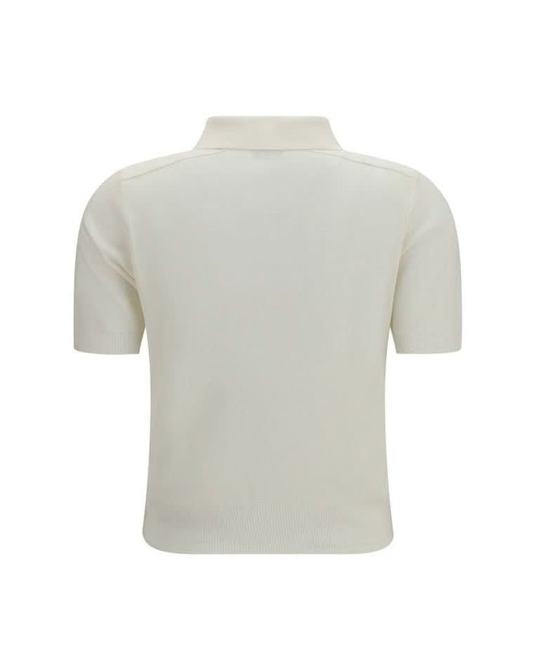 Burberry Beige Wool Oves Aries Polo Shirt Glam Steals