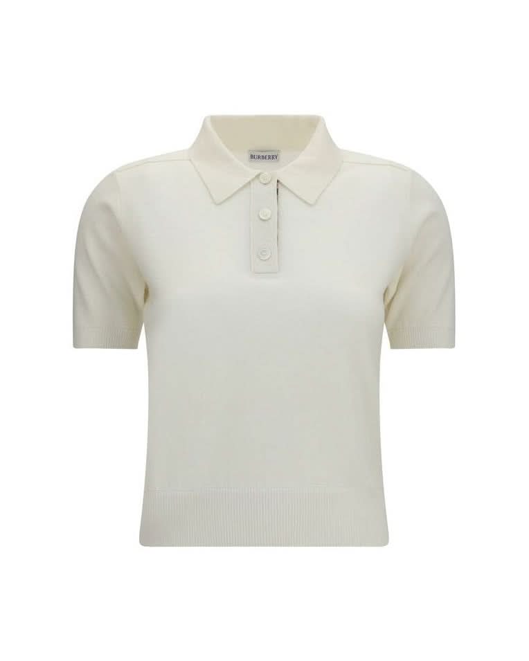 Burberry Beige Wool Oves Aries Polo Shirt Glam Steals