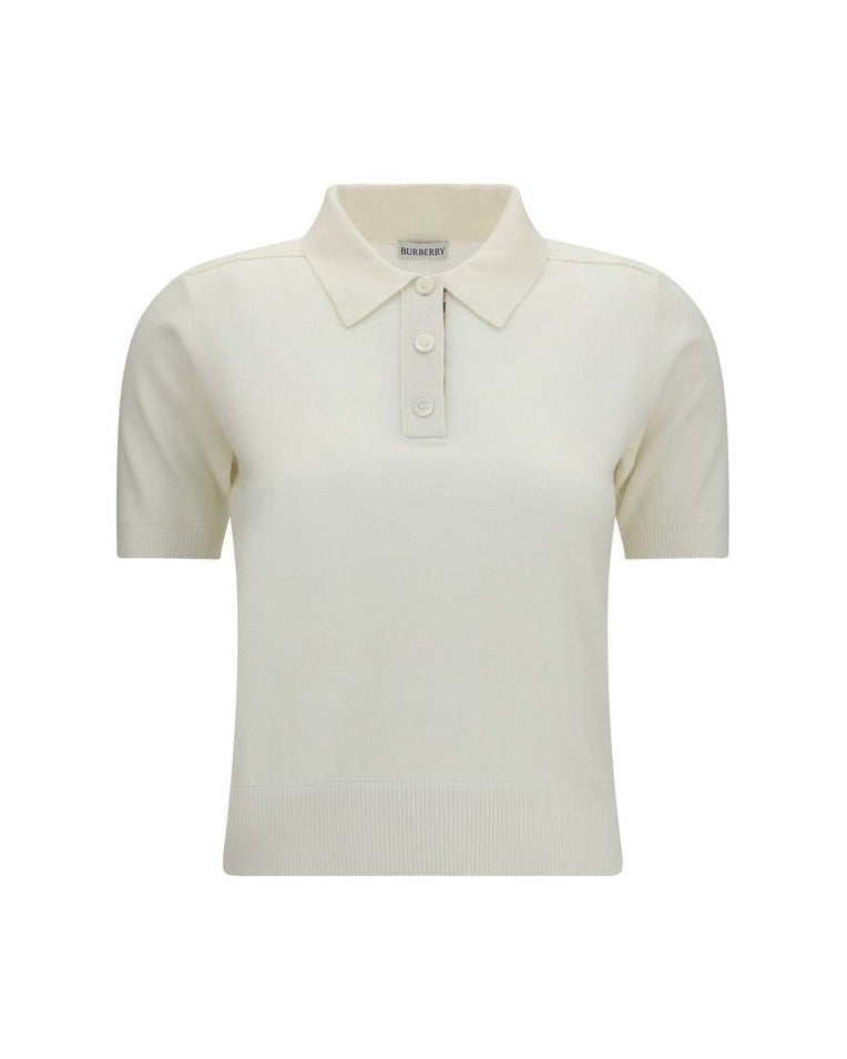 Burberry Beige Wool Oves Aries Polo Shirt Glam Steals