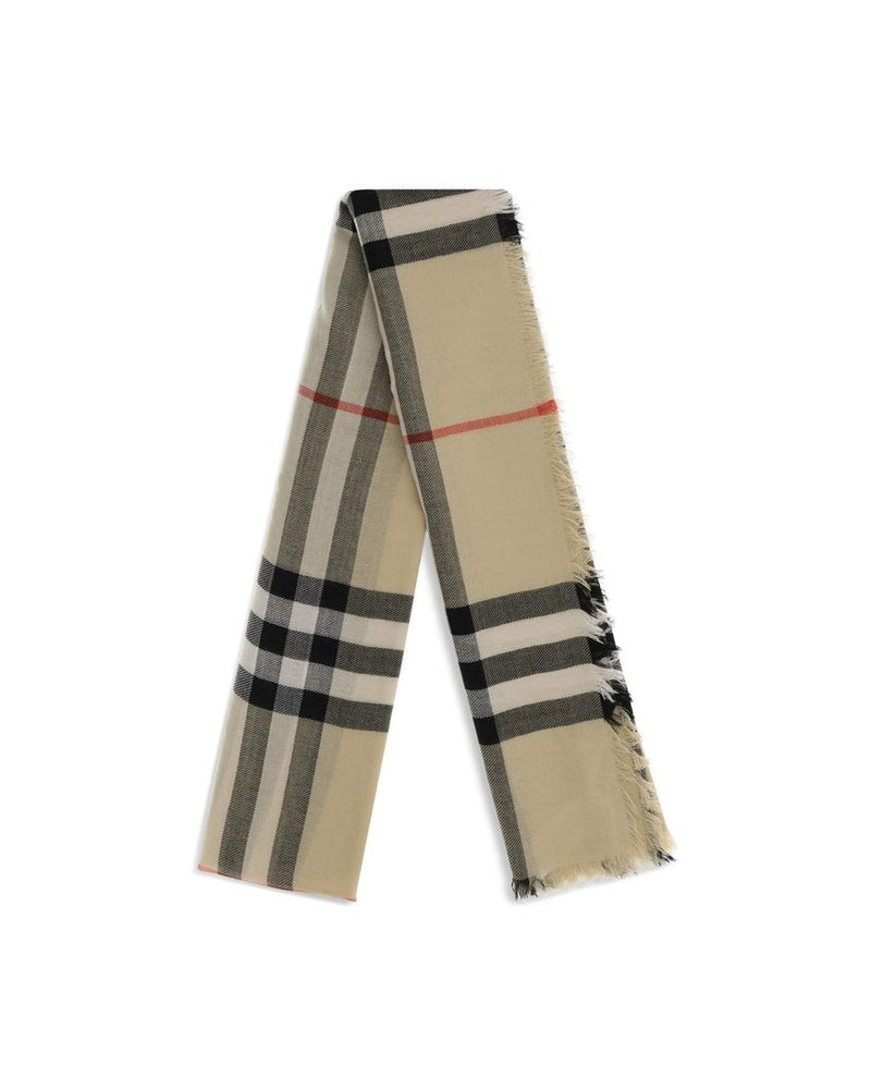 Burberry Beige Wool Scarf Glam Steals