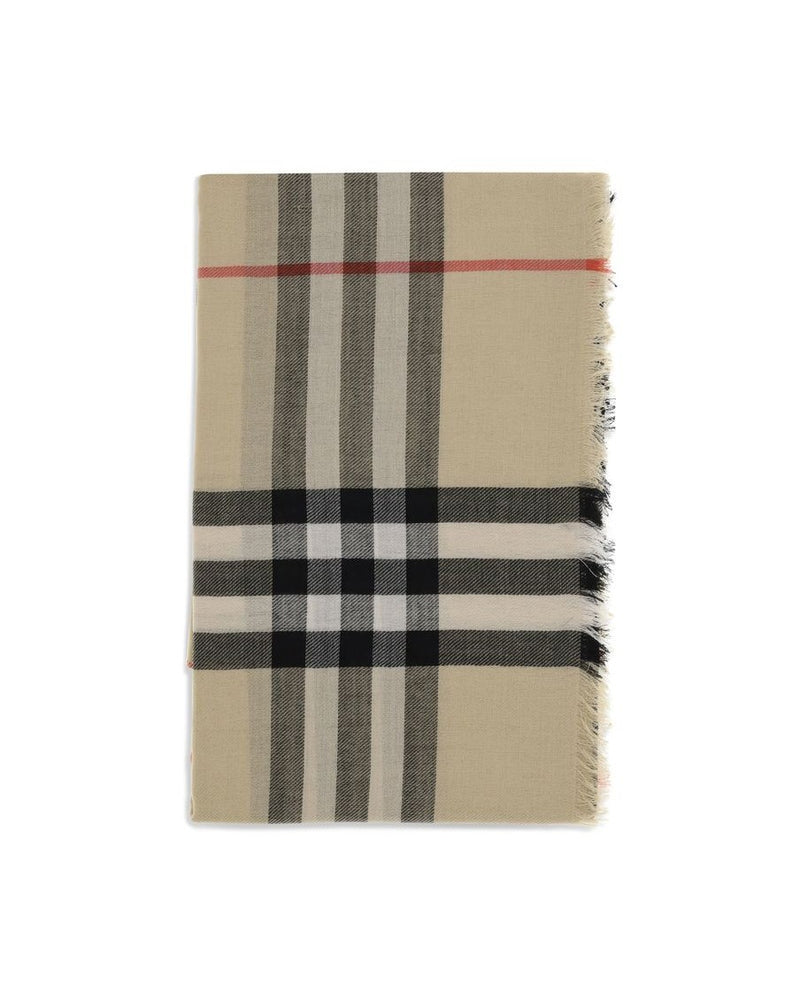 Burberry Beige Wool Scarf Glam Steals