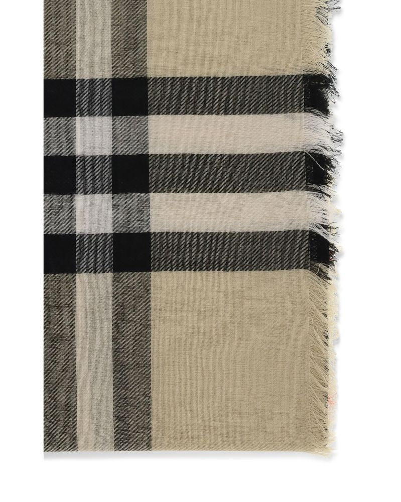 Burberry Beige Wool Scarf Glam Steals
