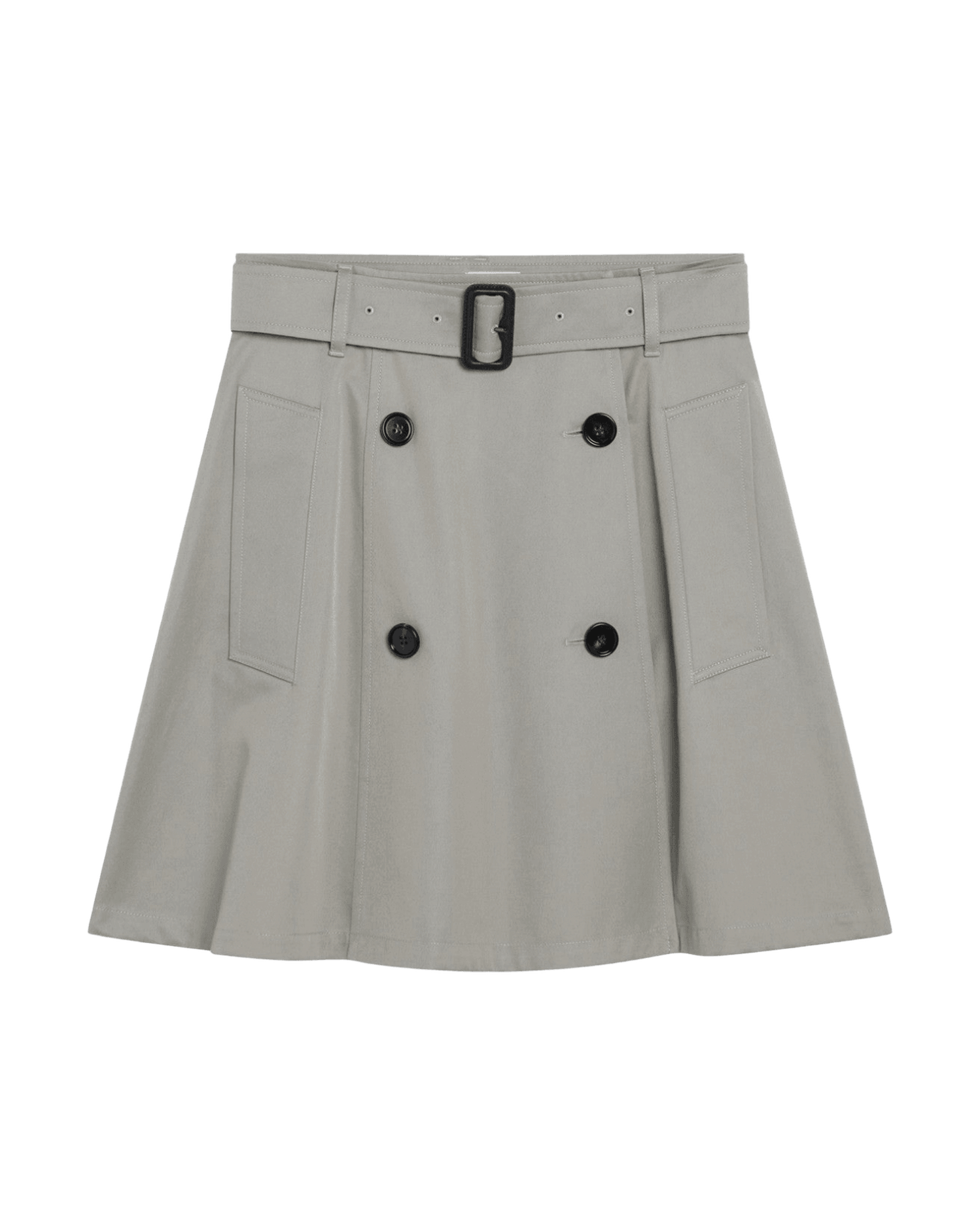 Burberry Beige Trench Mini Skirt In Gabardine Glam Steals