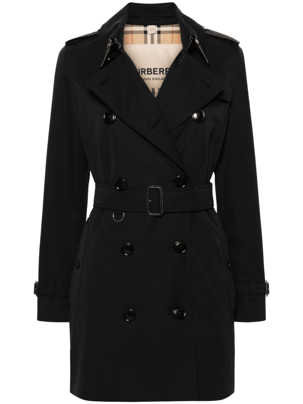 Burberry Black Coat Glam Steals