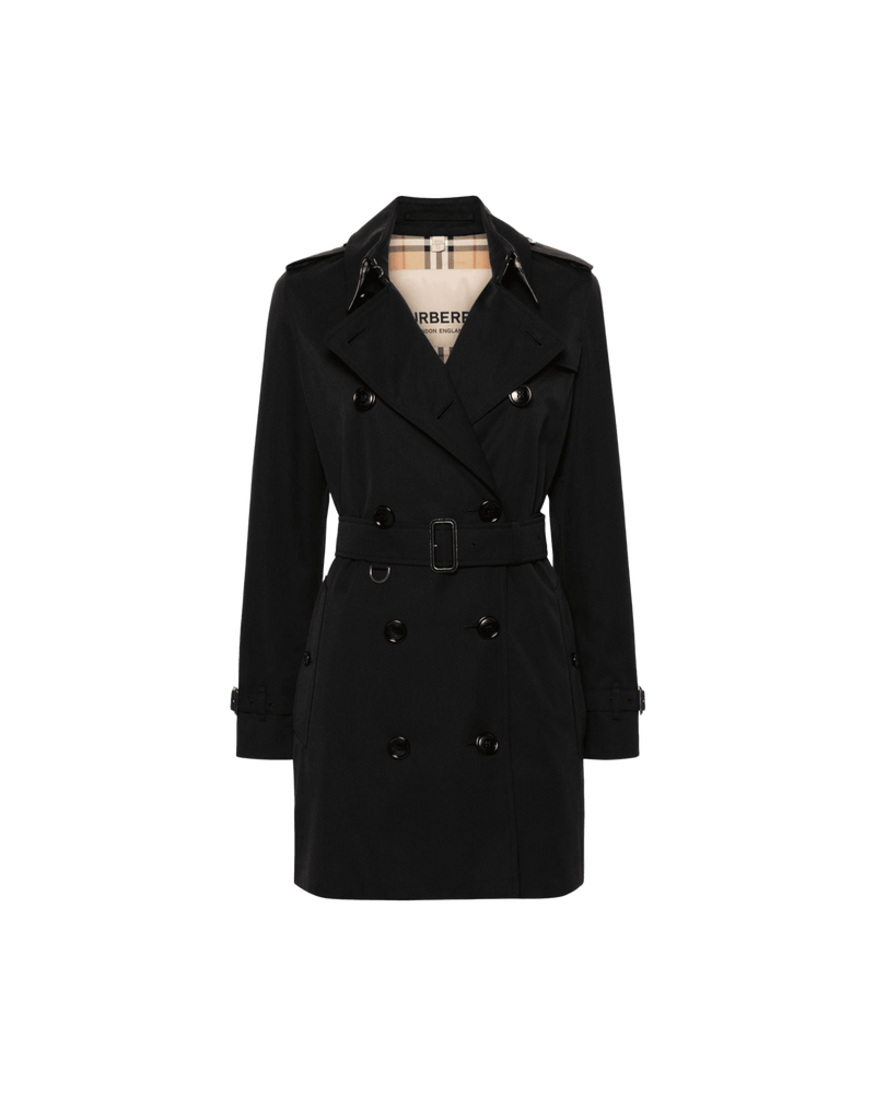 Burberry Coat Black Glam Steals